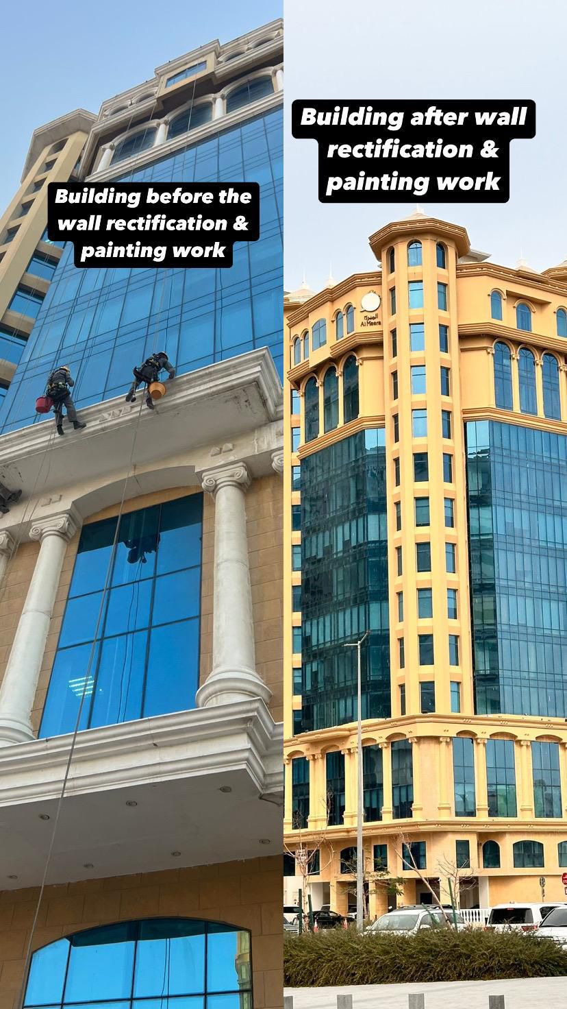 Facade Wall Painting in Qatar